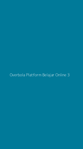 Tampilan Antarmuka Aplikasi Overbola Platform Belajar Online - 3