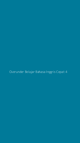 Tampilan Antarmuka Aplikasi Overunder Belajar Bahasa Inggris Cepat - 4