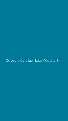 Tampilan Antarmuka Aplikasi Oxlototo Cara Membuat Website - 3