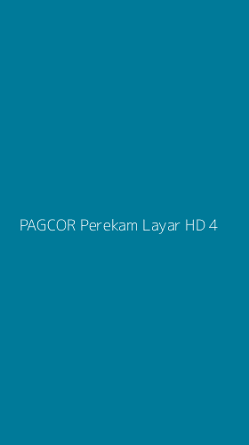 Tampilan Antarmuka Aplikasi Pagcor Perekam Layar Hd - 4