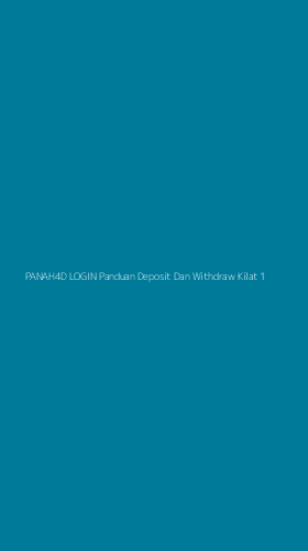 Tampilan Antarmuka Aplikasi Panah4d Login Panduan Deposit Dan Withdraw Kilat - 1