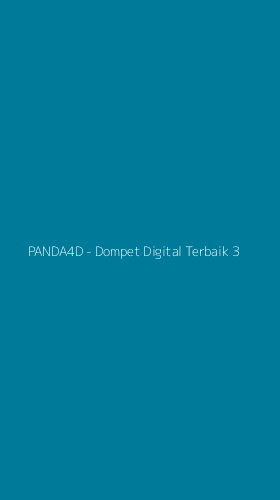 Tampilan Antarmuka Aplikasi PANDA4D - Dompet Digital Terbaik - 3