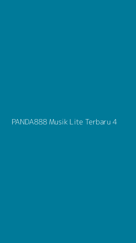 Tampilan Antarmuka Aplikasi Panda888 Musik Lite Terbaru - 4
