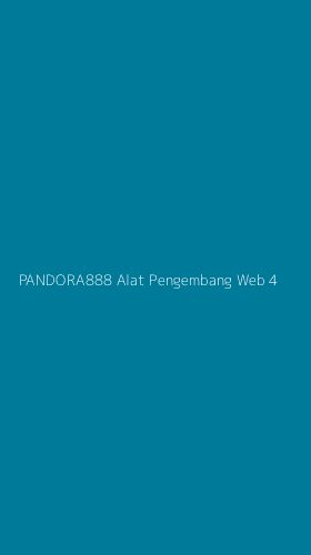 Tampilan Antarmuka Aplikasi Pandora888 Alat Pengembang Web - 4