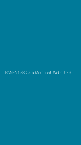 Tampilan Antarmuka Aplikasi Panen138 Cara Membuat Website - 3
