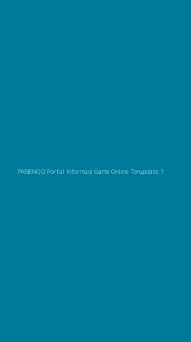 Tampilan Antarmuka Aplikasi Panenqq Portal Informasi Game Online Terupdate - 1