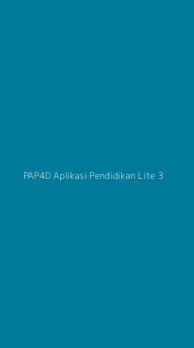 Tampilan Antarmuka Aplikasi Pap4d Aplikasi Pendidikan Lite - 3