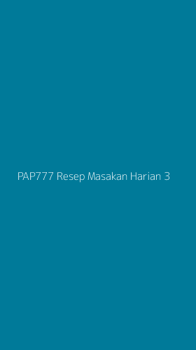 Tampilan Antarmuka Aplikasi Pap777 Resep Masakan Harian - 3