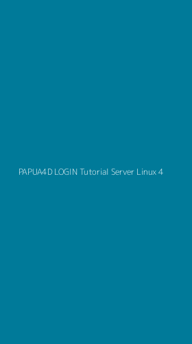 Tampilan Antarmuka Aplikasi Papua4d Login Tutorial Server Linux - 4