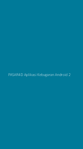 Tampilan Antarmuka Aplikasi Pasar4d Aplikasi Kebugaran Android - 2