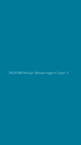 Tampilan Antarmuka Aplikasi Pasar88 Belajar Bahasa Inggris Cepat - 3