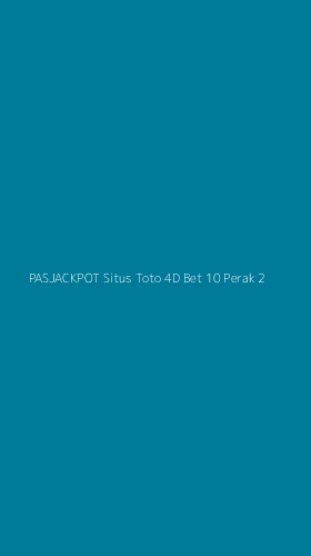 Tampilan Antarmuka Aplikasi Pasjackpot Situs Toto 4d Bet 10 Perak - 2