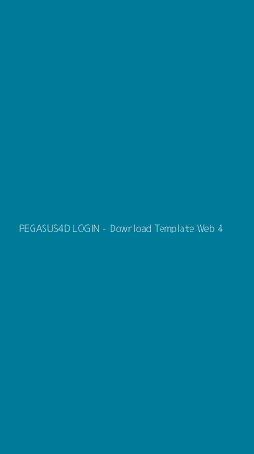 Tampilan Antarmuka Aplikasi PEGASUS4D LOGIN - Download Template Web - 4