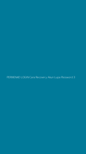 Tampilan Antarmuka Aplikasi Permen4d Login Cara Recovery Akun Lupa Password - 3