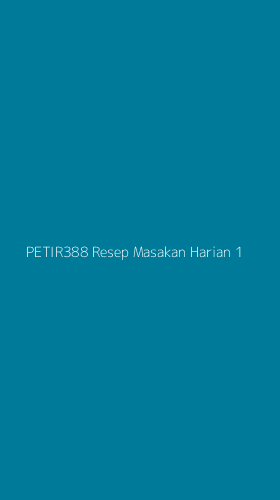 Tampilan Antarmuka Aplikasi Petir388 Resep Masakan Harian - 1