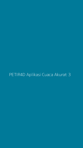 Tampilan Antarmuka Aplikasi Petir4d Aplikasi Cuaca Akurat - 3