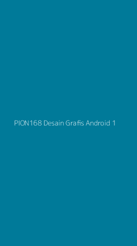 Tampilan Antarmuka Aplikasi Pion168 Desain Grafis Android - 1