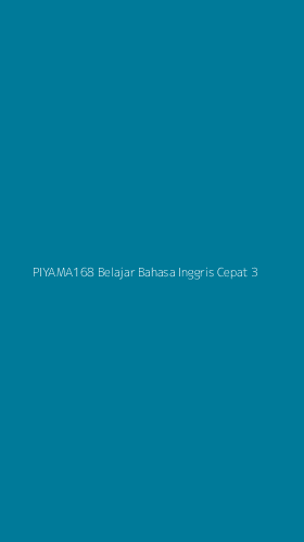 Tampilan Antarmuka Aplikasi Piyama168 Belajar Bahasa Inggris Cepat - 3