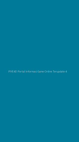 Tampilan Antarmuka Aplikasi Piye4d Portal Informasi Game Online Terupdate - 4