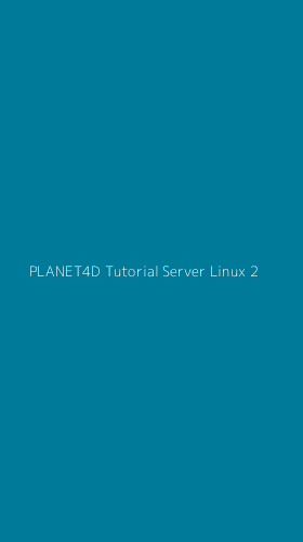 Tampilan Antarmuka Aplikasi Planet4d Tutorial Server Linux - 2