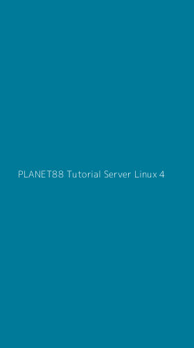 Tampilan Antarmuka Aplikasi Planet88 Tutorial Server Linux - 4