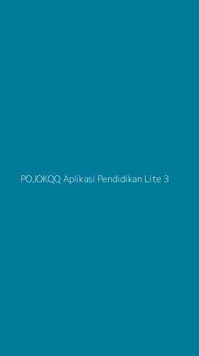 Tampilan Antarmuka Aplikasi Pojokqq Aplikasi Pendidikan Lite - 3