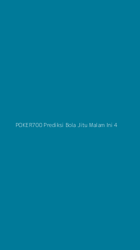 Tampilan Antarmuka Aplikasi Poker700 Prediksi Bola Jitu Malam Ini - 4