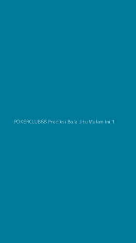 Tampilan Antarmuka Aplikasi Pokerclub88 Prediksi Bola Jitu Malam Ini - 1