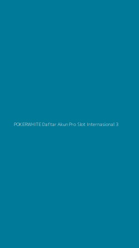 Tampilan Antarmuka Aplikasi Pokerwhite Daftar Akun Pro Slot Internasional - 3