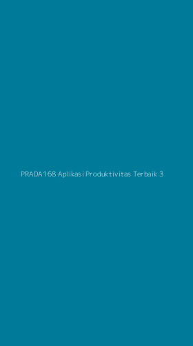 Tampilan Antarmuka Aplikasi Prada168 Aplikasi Produktivitas Terbaik - 3