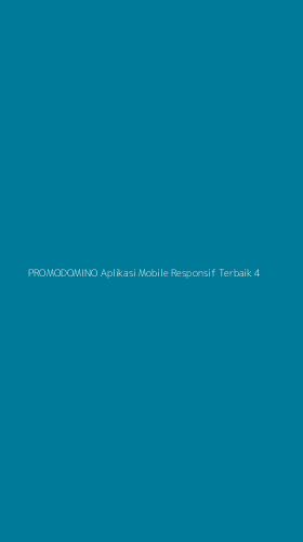 Tampilan Antarmuka Aplikasi Promodomino Aplikasi Mobile Responsif Terbaik - 4