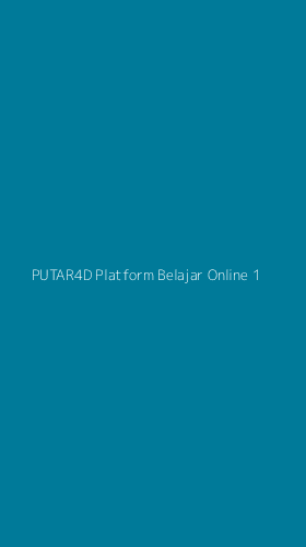 Tampilan Antarmuka Aplikasi Putar4d Platform Belajar Online - 1