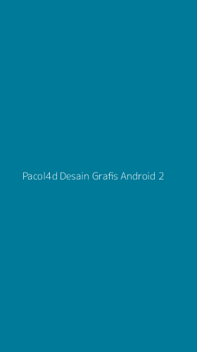 Tampilan Antarmuka Aplikasi Pacol4d Desain Grafis Android - 2