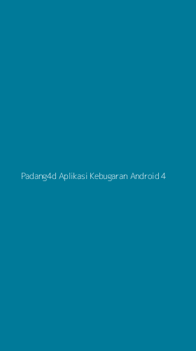 Tampilan Antarmuka Aplikasi Padang4d Aplikasi Kebugaran Android - 4