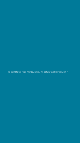 Tampilan Antarmuka Aplikasi Padangtoto App Kumpulan Link Situs Game Populer - 4