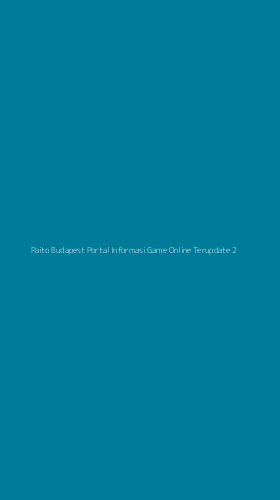 Tampilan Antarmuka Aplikasi Paito Budapest Portal Informasi Game Online Terupdate - 2