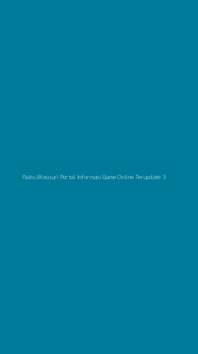 Tampilan Antarmuka Aplikasi Paito Missouri Portal Informasi Game Online Terupdate - 3