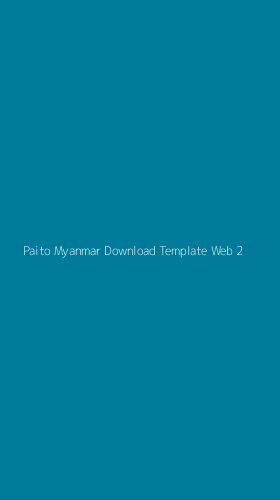 Tampilan Antarmuka Aplikasi Paito Myanmar Download Template Web - 2