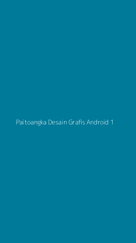 Tampilan Antarmuka Aplikasi Paitoangka Desain Grafis Android - 1