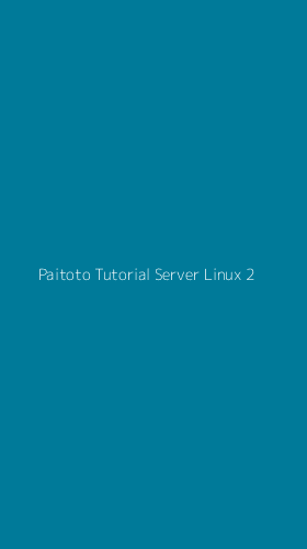 Tampilan Antarmuka Aplikasi Paitoto Tutorial Server Linux - 2