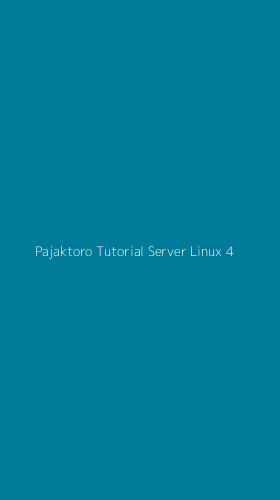 Tampilan Antarmuka Aplikasi Pajaktoro Tutorial Server Linux - 4