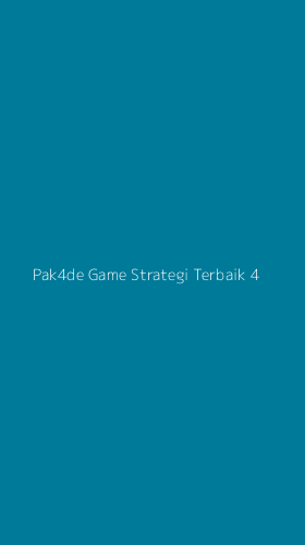 Tampilan Antarmuka Aplikasi Pak4de Game Strategi Terbaik - 4