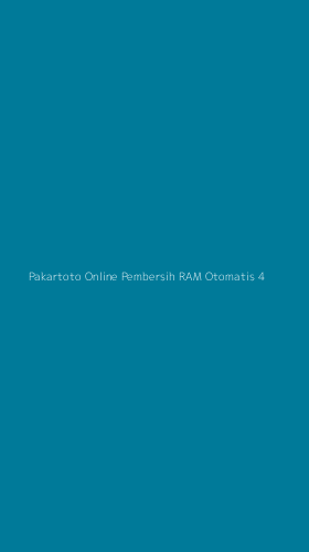 Tampilan Antarmuka Aplikasi Pakartoto Online Pembersih Ram Otomatis - 4