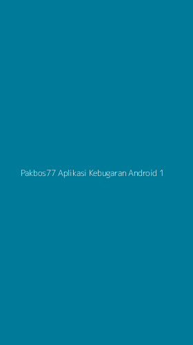 Tampilan Antarmuka Aplikasi Pakbos77 Aplikasi Kebugaran Android - 1
