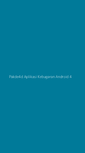 Tampilan Antarmuka Aplikasi Pakde4d Aplikasi Kebugaran Android - 4