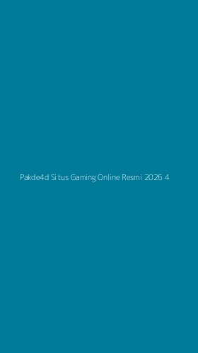 Tampilan Antarmuka Aplikasi Pakde4d Situs Gaming Online Resmi 2026 - 4