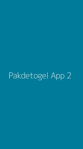 Tampilan Antarmuka Aplikasi Pakdetogel App - 2
