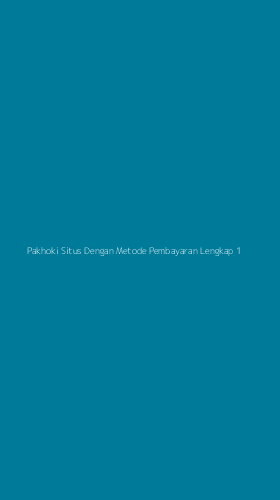 Tampilan Antarmuka Aplikasi Pakhoki Situs Dengan Metode Pembayaran Lengkap - 1