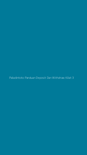 Tampilan Antarmuka Aplikasi Paladintoto Panduan Deposit Dan Withdraw Kilat - 3