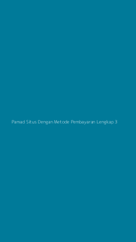 Tampilan Antarmuka Aplikasi Pamad Situs Dengan Metode Pembayaran Lengkap - 3